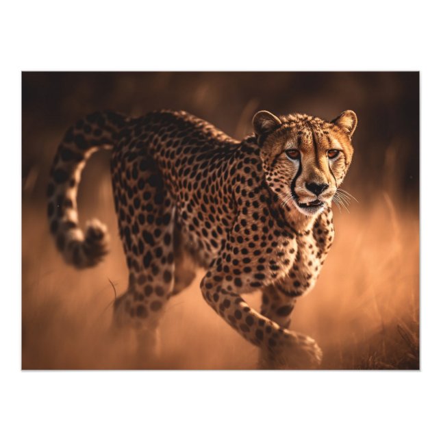 Fotografiskt tryck-Gepard Fototryck (Framsidan)