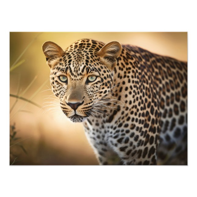 Fotografiskt tryck-Leopard Fototryck (Framsidan)