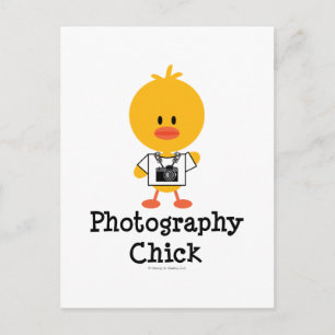 Fotografiskt vykort för Chick