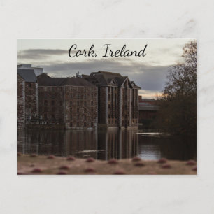 Fotografiskt vykort för floden Kork Ireland