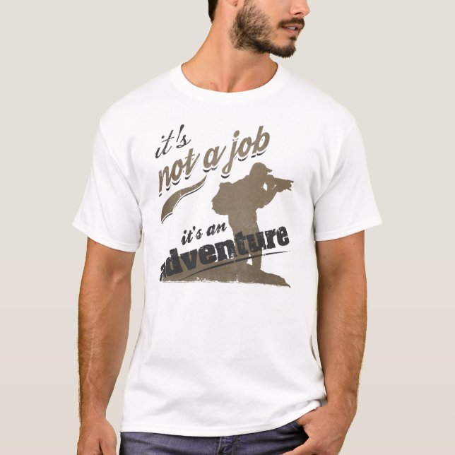 fotografit-skjortan är det inte ett jobb som det t shirt (Framsida)
