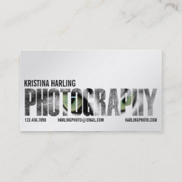 Fotografiutklipp - vit visitkort
