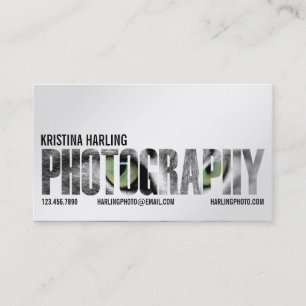 Fotografiutklipp - vit visitkort