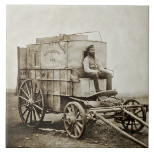 Fotografivagn av Roger Fenton Foto Realism Kakelplatta
