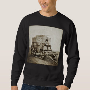 Fotografivagn av Roger Fenton Foto-Realism Lång Ärmad Tröja