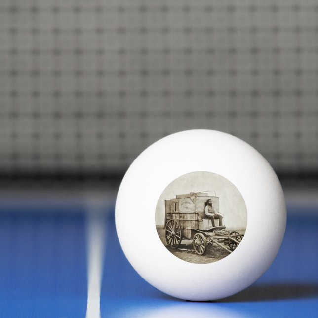 Fotografivagn av Roger Fenton Foto Realism Pingisboll (Netto)