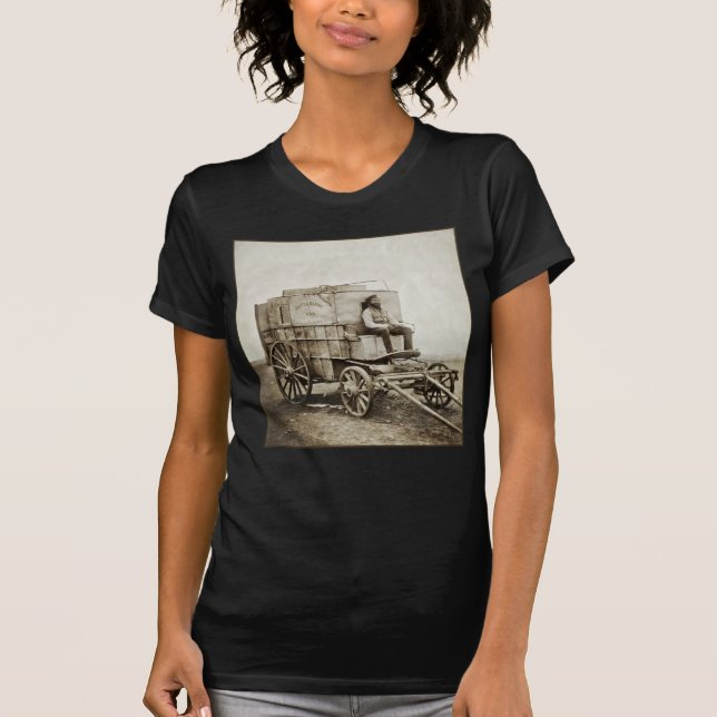 Fotografivagn av Roger Fenton Photo Realism T Shirt (Framsida)