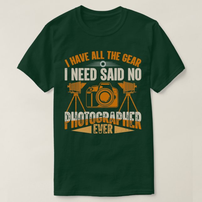 Fotografiväxlar för Älskare-kontur, praktiskt kame T Shirt (Design framsida)