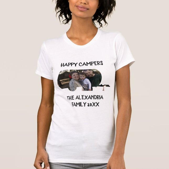Fotografivideokameror för husvagn med anpassningsb t shirt (Framsida)