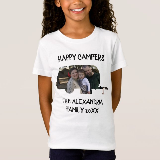 Fotografivideokameror för husvagn med anpassningsb t shirt (Framsida)