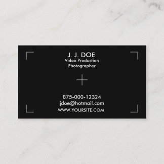 Fotografivideoproduktion Visitkort
