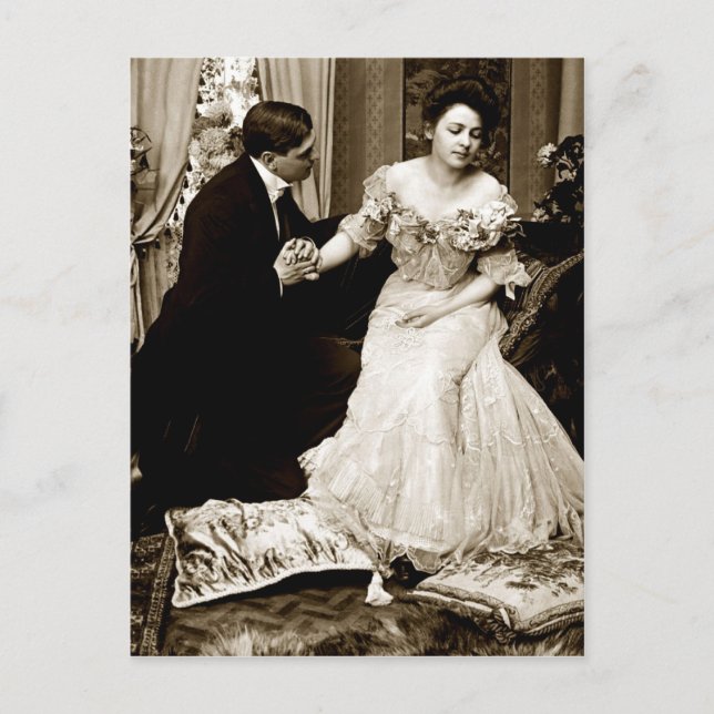 FotografiVintage Älskare Vykort (Framsida)