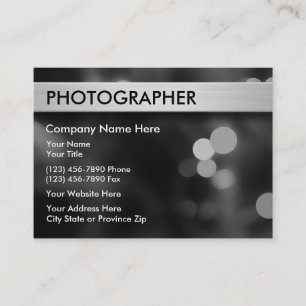 Fotografivisitkortar Visitkort