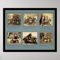 Fotografkort med Custer 1862