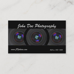 Fotograflinsvisitkort Visitkort
