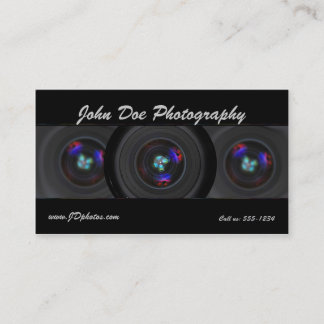Fotograflinsvisitkort Visitkort