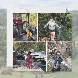 Fotografminnen. Fyra fotomontage