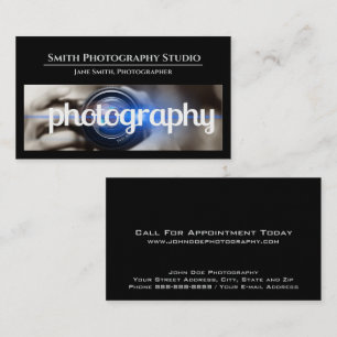 Fotografstudio Fotograf Visitenkort Visitkort