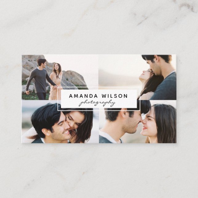 Fotografvisitkort Visitkort (Framsida)