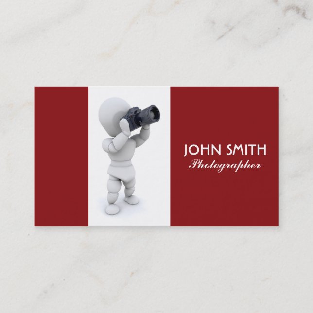 Fotografvisitkort Visitkort (Framsida)