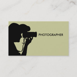 Fotografvisitkortar Visitkort