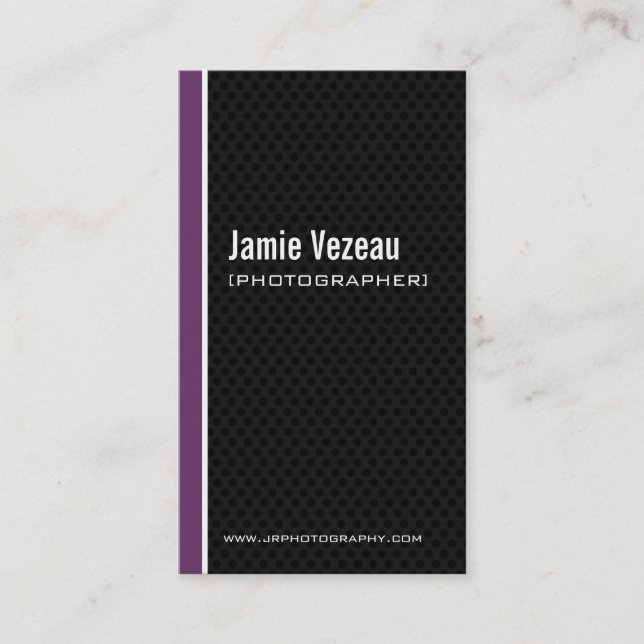 Fotografvisitkortar Visitkort (Framsida)