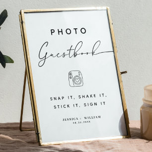 Fotoguestbook Snap it Shake it IT Stick it it Sign Poster