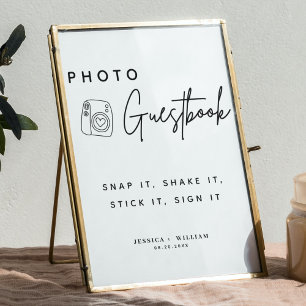 Fotoguestbook Snap it Shake it IT Stick it it Sign Poster