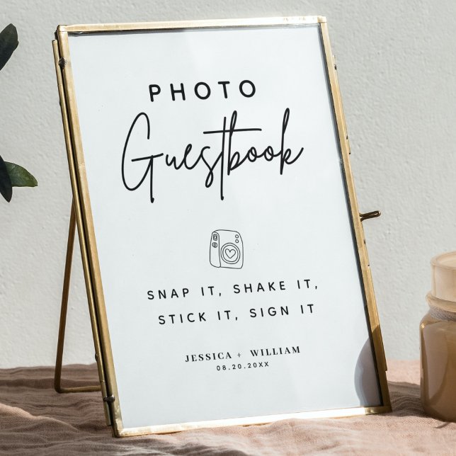 Fotoguestbook Snap it Shake it IT Stick it it Sign Poster (Skapare uppladdad)