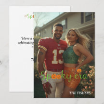 Fotohalloween-eran med Lycklig-pookyerakort