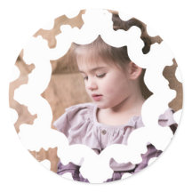 Fotohelgdagklistermärke: VitSnowflakefoto