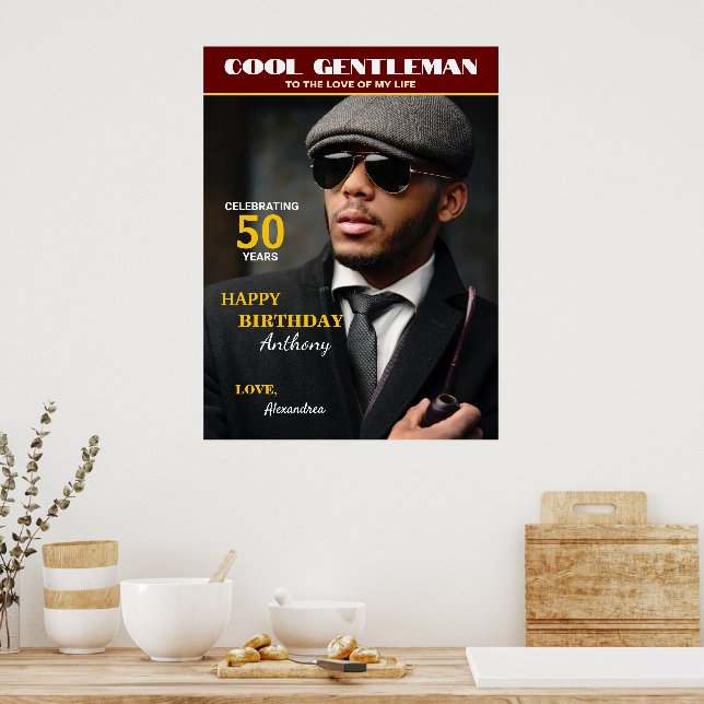 Fotohölje för födelsedagsmagasin poster (Kök)