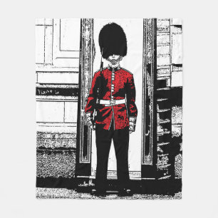FotoillustrationBuckingham Palace vakt Fleecefilt