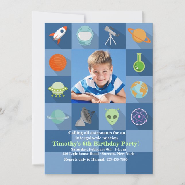 Fotoinbjudan för blanksteg inbjudningar (Framsida)