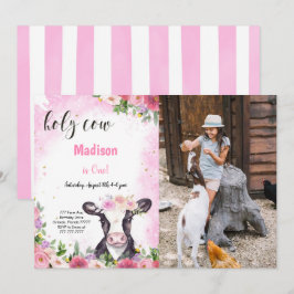 Fotoinbjudan på födelsedagen inbjudningar