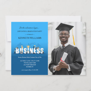 Fotoinbjudan till Business School-Studentfest Inbjudningar