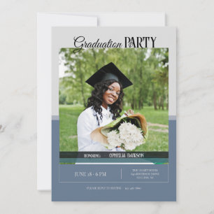 Fotoinbjudan till Grad Party Inbjudningar