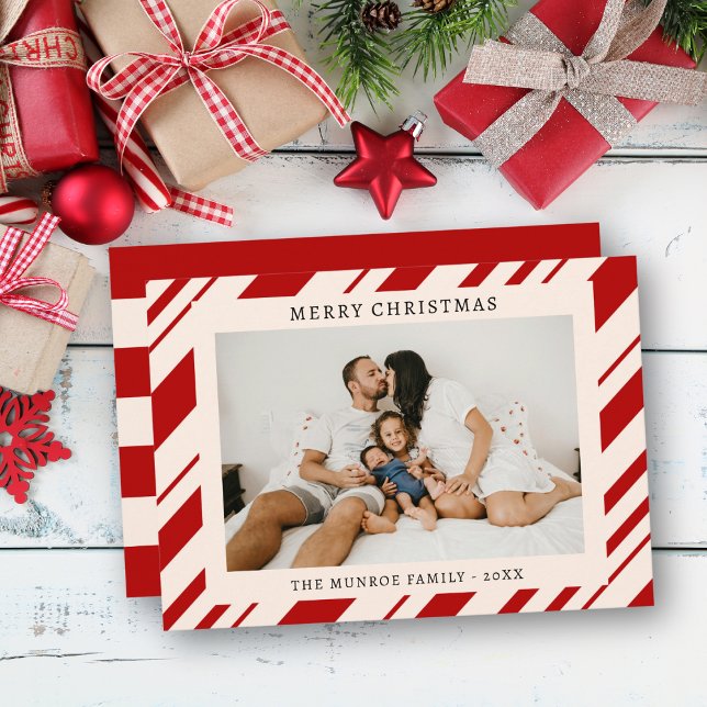 Fotoinbjudan till Modern God jul-familjen Julkort (Skapare uppladdad)