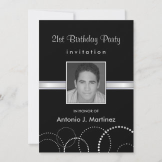 Fotoinbjudningar till 21:a födelsedagen i Party -  Inbjudningar
