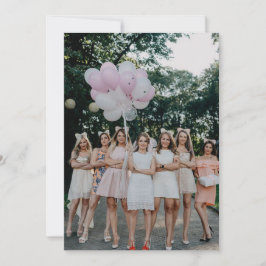 Fotoinmatningskort för Vellum Möhippa Inbjudan