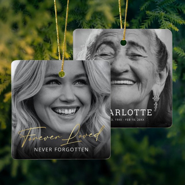 Fotoinnehavarskydd för förbygget minne julgransprydnad keramik (Skapare uppladdad)