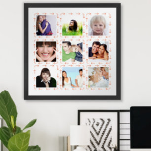 Fotoinstagram för källfamiljen Äventyr Poster