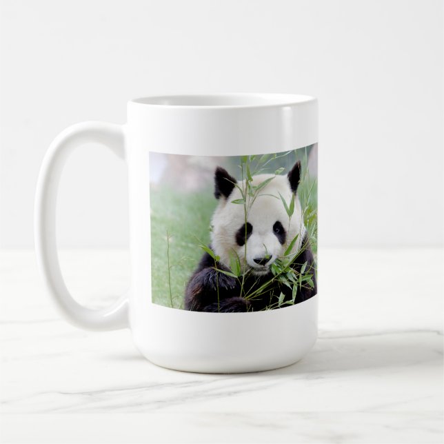Fotojättepanda. Pandasamfunn. Kaffemugg (Vänster)