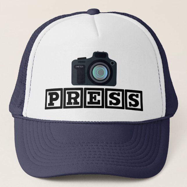 Fotojournalisten Press Hat Keps (Framsida)