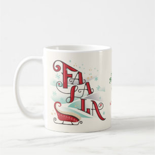 Fotojul för familjen Karaoke Fa La Sång Kaffemugg