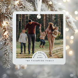 Fotojul för familjen Modern Personlig Julgransprydnad Keramik