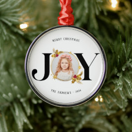 Fotojul för modern geometrisk familj i Guld Julgransprydnad Metall