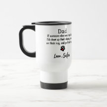 Fotokaffe för rolig hund Pappa-Fars dag-sällskapsd