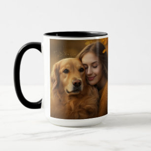 Fotokaffe med bästa Hund någonsin Modern Anpassnin Mugg