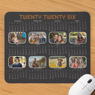 Fotokalender 2026, Fullt Black Mousepad Musmatta